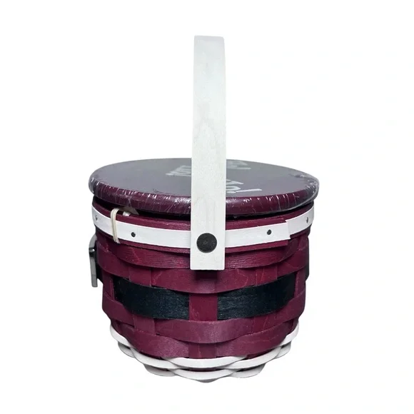 Longaberger NEW 1st Edition 2010 Santa Belly "Ho! Ho! Ho!" Basket Set Christmas - Picture 11 of 16